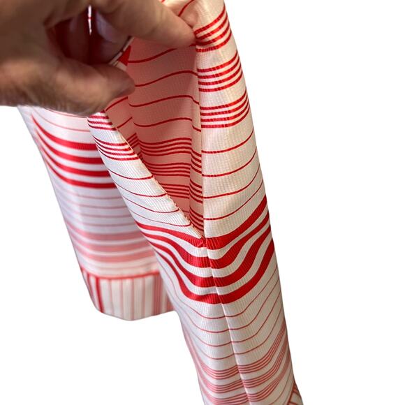 Jessica Simpson Womens Fit & Flare Dress Red White Stripe Size 6 - Picture 10 of 14